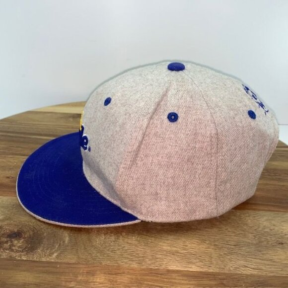 Snapple Blue Gray Wool 43% Snapback Adjustable Hat OSFM - Picture 3 of 11